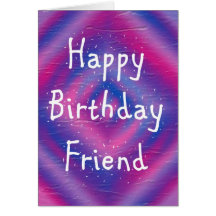 Happy Birthday Friend Card