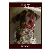 Happy Birthday from Happy Dog Card