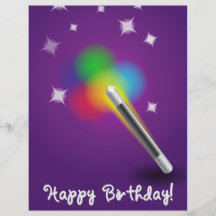 Happy birthday full color flyer