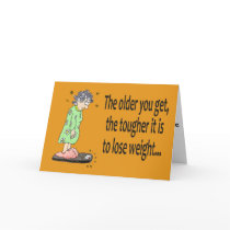 Happy Birthday Funny Humour Lose Weight Card
