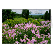 Happy Birthday - Garden with a View Card