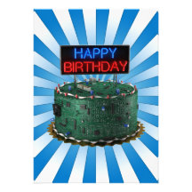 Happy Birthday, Geek Personalized Announcement
