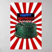 Happy Birthday, Geek Print