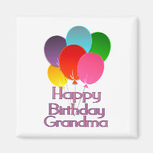 Happy Birthday Grandma Fridge Magnets