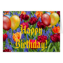 HAPPY BIRTHDAY! GREETING CARD