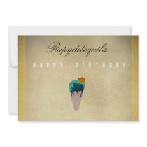 Happy Birthday Ice cream Invitation