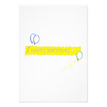 Happy Birthday Invitations