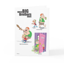 Happy Birthday (Jerk) Brother Greeting Card