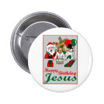 Happy Birthday Jesus Button