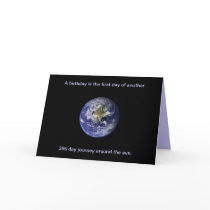 Happy Birthday: Journey around the sun Card