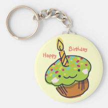 Happy Birthday Keychain