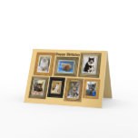 Happy Birthday Kitty Portrait Gallery Card
