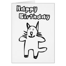 Happy Birthday Kool Kat Cards