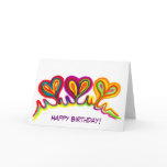 Happy Birthday Love Kite Greeting Card