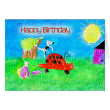Happy Birthday Miss Q Greeting Card
