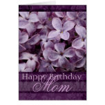 Happy Birthday Mom Lilacs Card