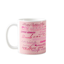 "Happy Birthday Mom!" mug