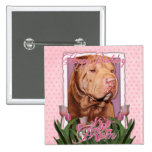 Happy Birthday Mom - Shar Pei - Lucky Pins