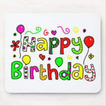 Happy Birthday Mouse Pad