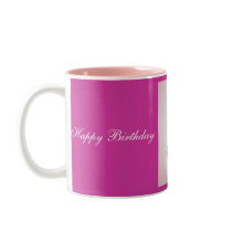 Happy Birthday Muffin & Candle Mug #2