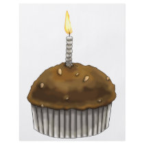 Happy Birthday Muffin Full Color Flyer