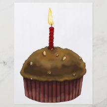 Happy Birthday Muffin Flyer