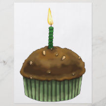 Happy Birthday Muffin Flyer