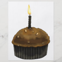 Happy Birthday Muffin Personalized Flyer