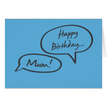 Happy Birthday Mum Card