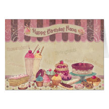 Happy Birthday Nana - Cakes And sweets Cards