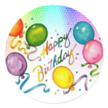 Happy Birthday Party Stickers