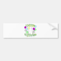 Happy Birthday - Pastel D6 Bumper Sticker bumper stickers