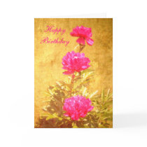 Happy Birthday- Peony cards