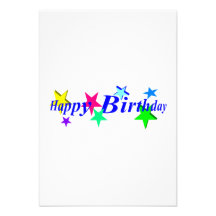 Happy Birthday Personalized Announcement