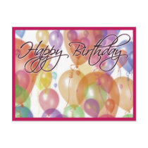 Happy Birthday Post Card