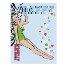 happy birthday post cards