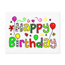 Happy Birthday Post Cards