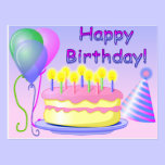 Happy Birthday Postcard postcards