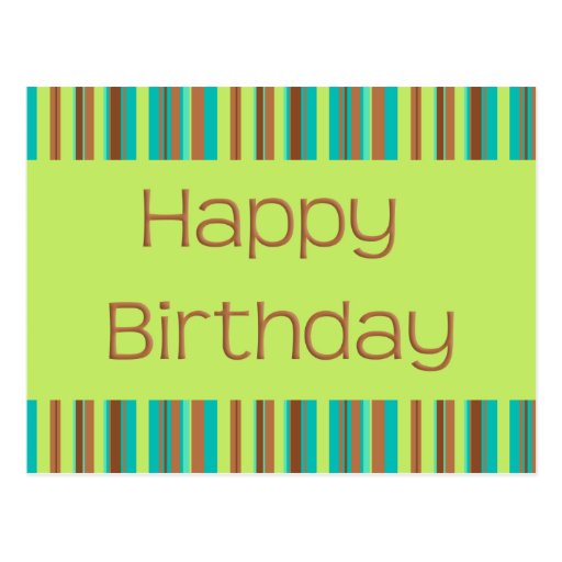 Happy Birthday Postcards