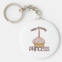 Happy Birthday Princess Keychains