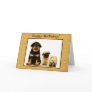 Happy Birthday puppies greeting card