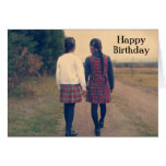 Happy Birthday - Retro IV Greeting Card