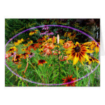 Happy Birthday - Riot of Colours Garden Greeting Card