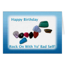 Happy Birthday Rock On cards