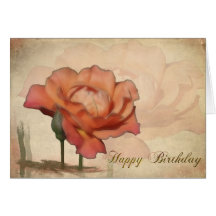 Happy Birthday Rose Card