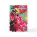 Happy Birthday Russian Card with A Bumblebee