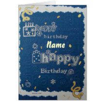Happy Birthday - Scrapbook 1 - Seasons Card