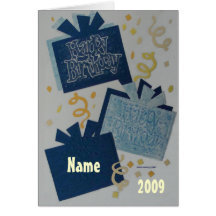 Happy Birthday - Scrapbook 2 - Seasons Card