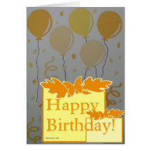 Happy Birthday - Scrapbook 3 - Seasons Card