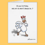 Happy Birthday Spring Chicken card! cards